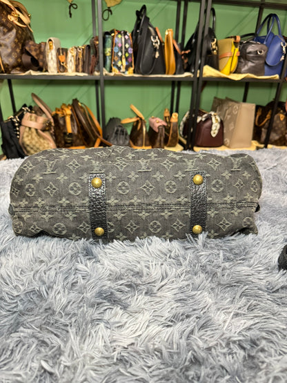 Louis Vuitton Denim Cabby PM in Blue Monogram