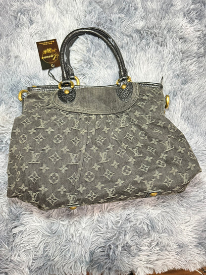 Louis Vuitton Denim Cabby PM in Blue Monogram