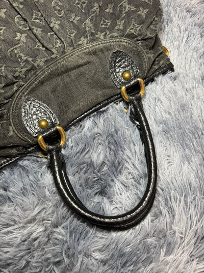 Louis Vuitton Denim Cabby PM in Blue Monogram