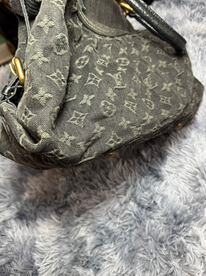 Louis Vuitton Denim Cabby PM in Blue Monogram
