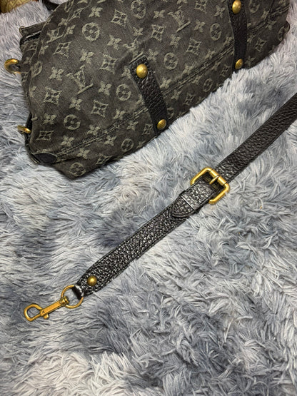 Louis Vuitton Denim Cabby PM in Blue Monogram