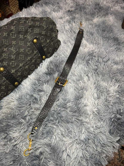 Louis Vuitton Denim Cabby PM in Blue Monogram