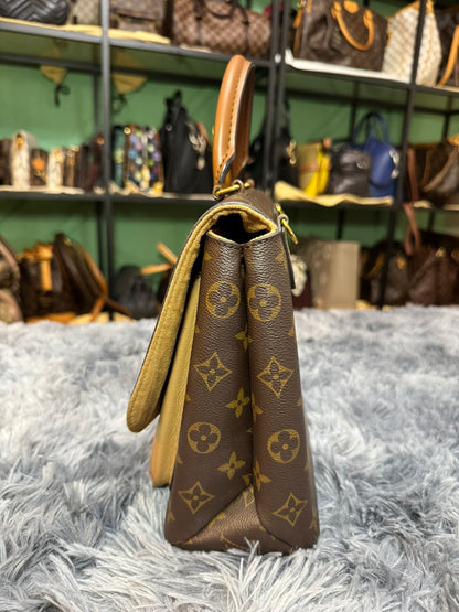 Louis Vuitton Marignan Monogram Canvas & Sesame Leather