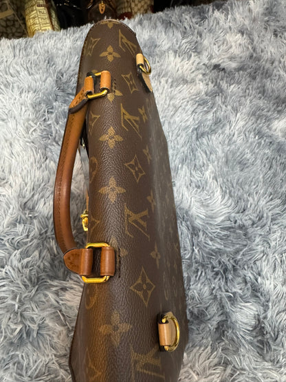 Louis Vuitton Marignan Monogram Canvas & Sesame Leather