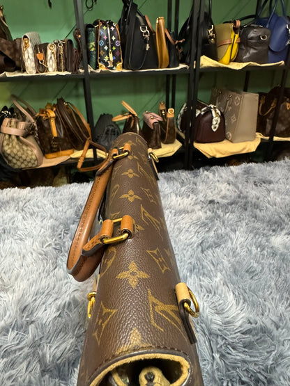 Louis Vuitton Marignan Monogram Canvas & Sesame Leather