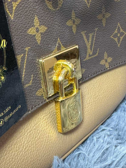 Louis Vuitton Marignan Monogram Canvas & Sesame Leather