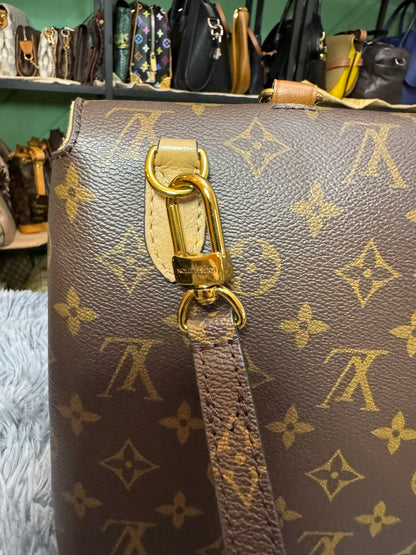 Louis Vuitton Marignan Monogram Canvas & Sesame Leather
