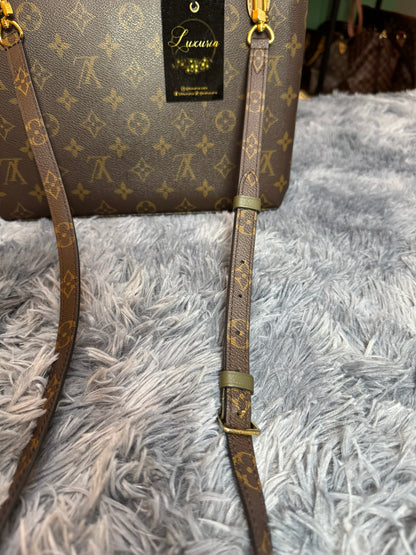 Louis Vuitton Marignan Monogram Canvas & Sesame Leather