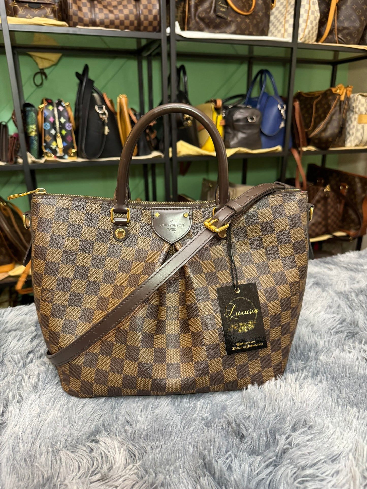 Louis Vuitton Sienna MM in Damier Ebene