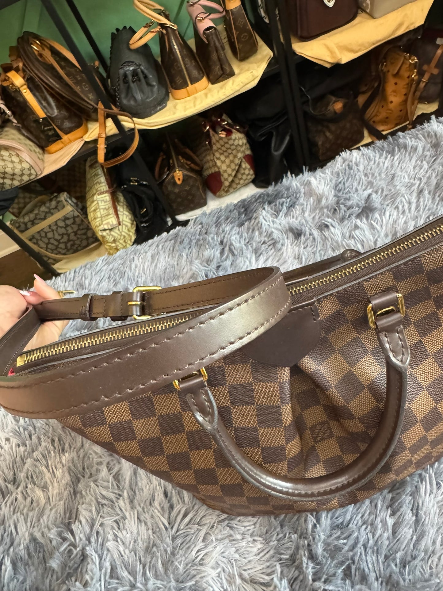 Louis Vuitton Sienna MM in Damier Ebene