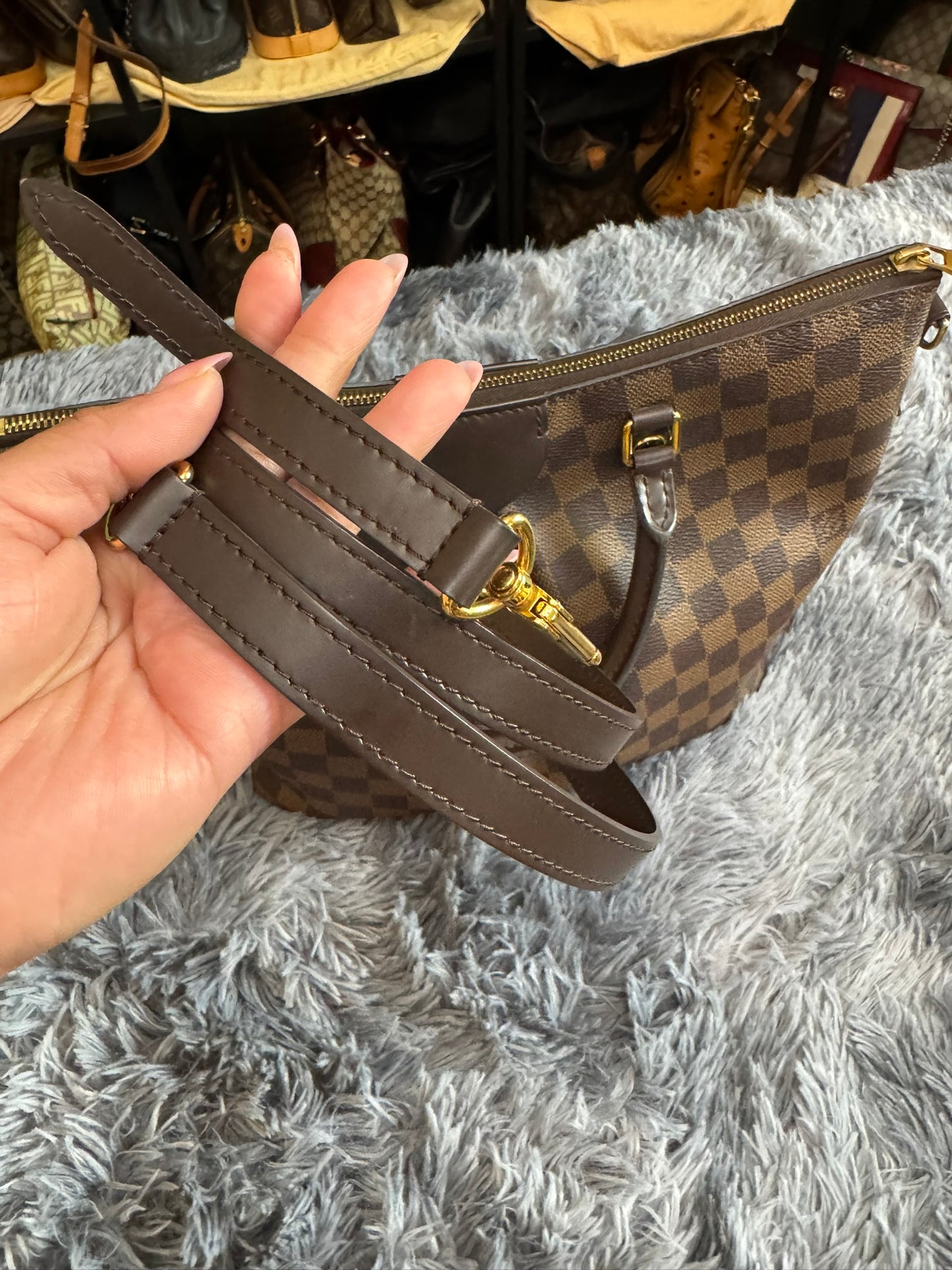Louis Vuitton Sienna MM in Damier Ebene