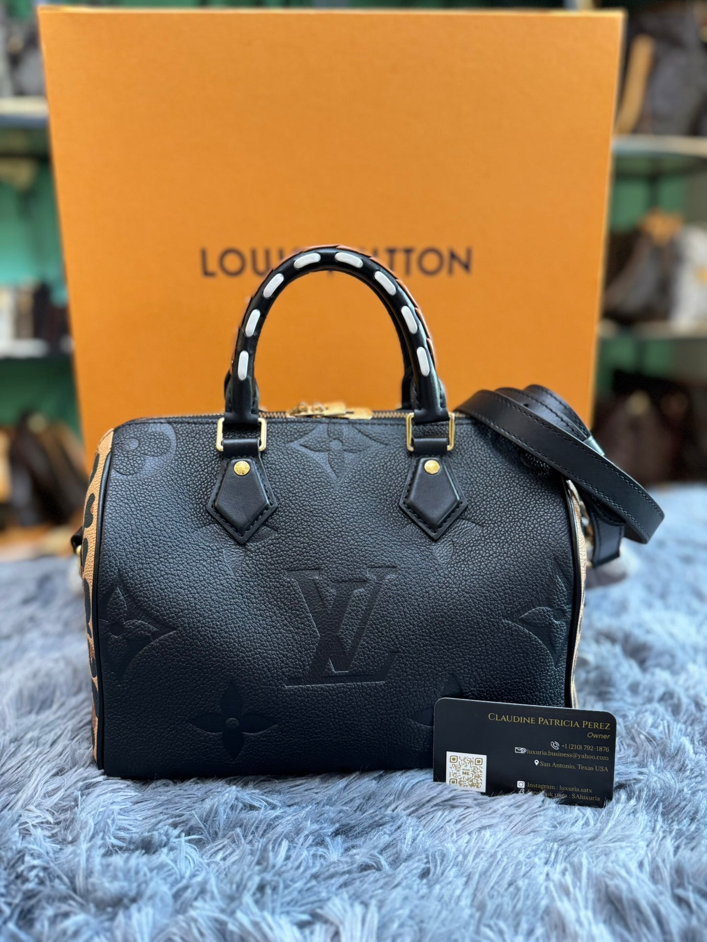 Louis Vuitton Speedy Bandoulière 25 in Wild at Heart (Limited Edition)