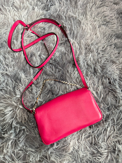 Fendi Monster Micro Bucket Bag in Pink Nappa Leather & Rabbit Fur