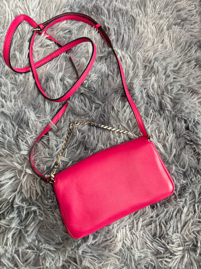 Fendi Monster Micro Bucket Bag in Pink Nappa Leather & Rabbit Fur