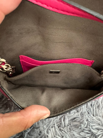 Fendi Monster Micro Bucket Bag in Pink Nappa Leather & Rabbit Fur