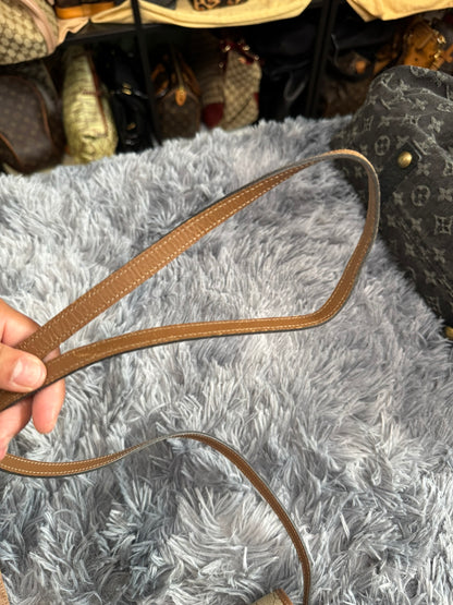 Dior Vintage Honeycomb Monogram Saddle Crossbody Bag