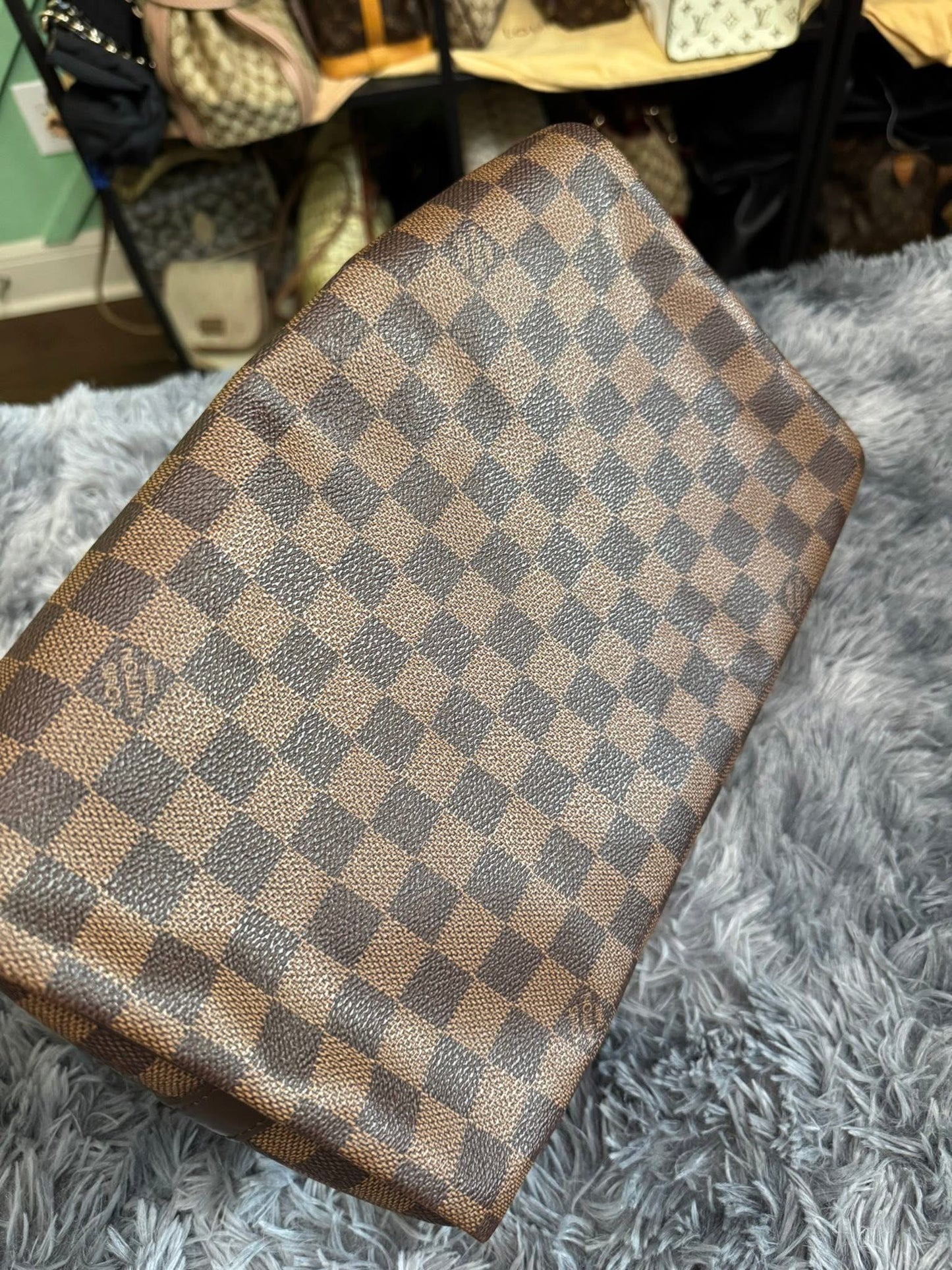 Louis Vuitton Speedy Bandoulière 30 in Damier Ebene