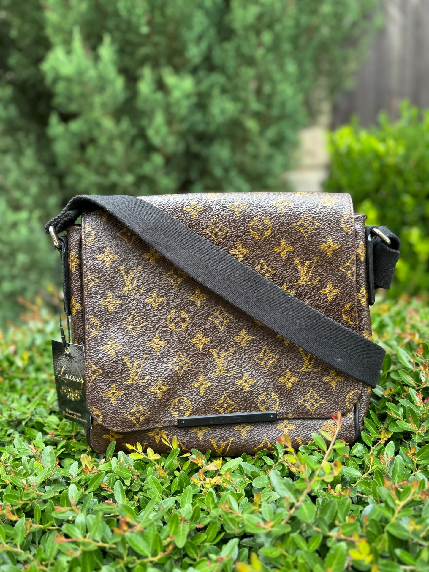 Louis Vuitton District PM in Monogram Macassar Canvas