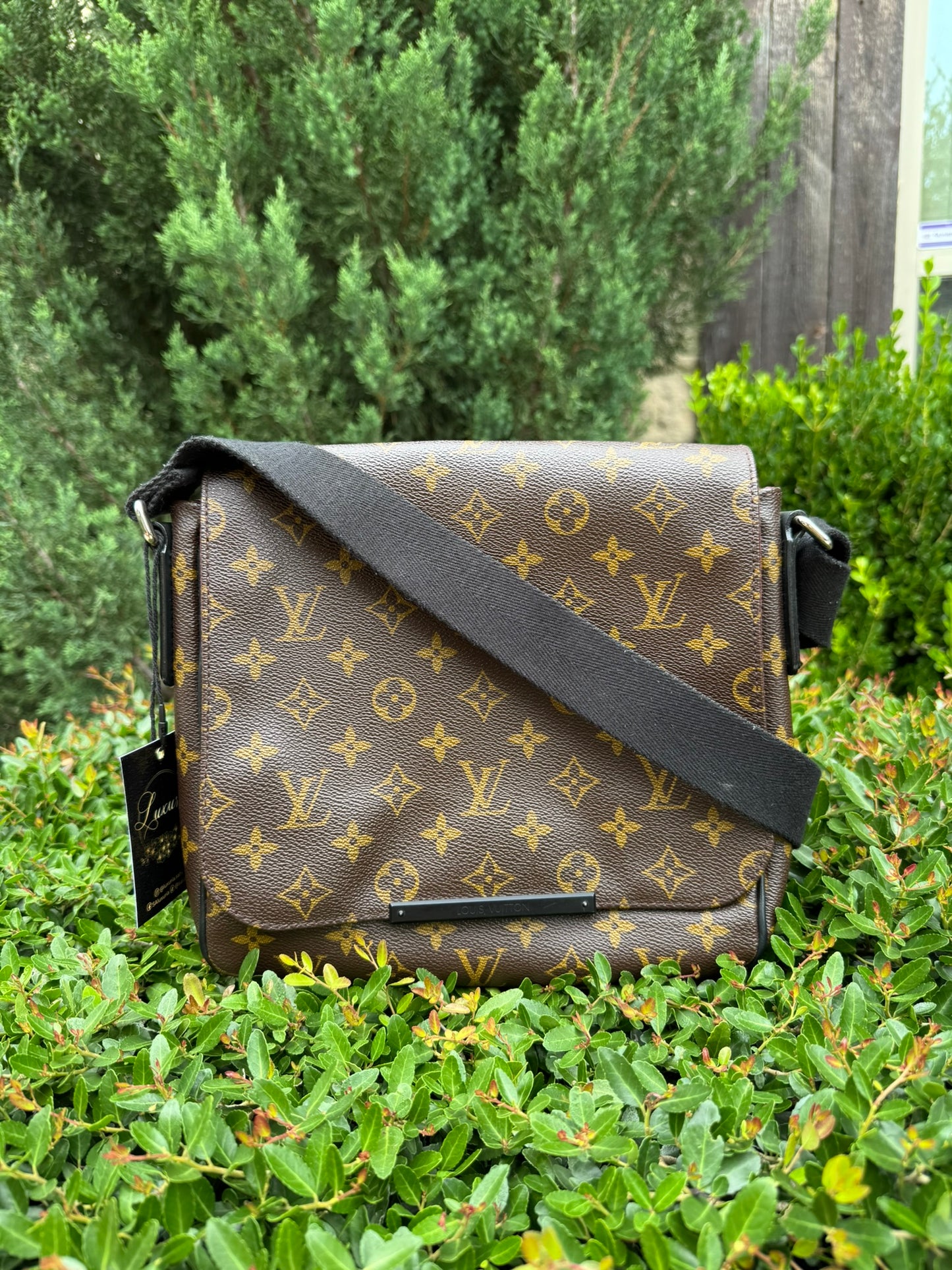 Louis Vuitton District PM in Monogram Macassar Canvas