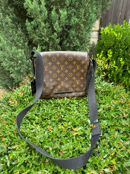 Louis Vuitton District PM in Monogram Macassar Canvas