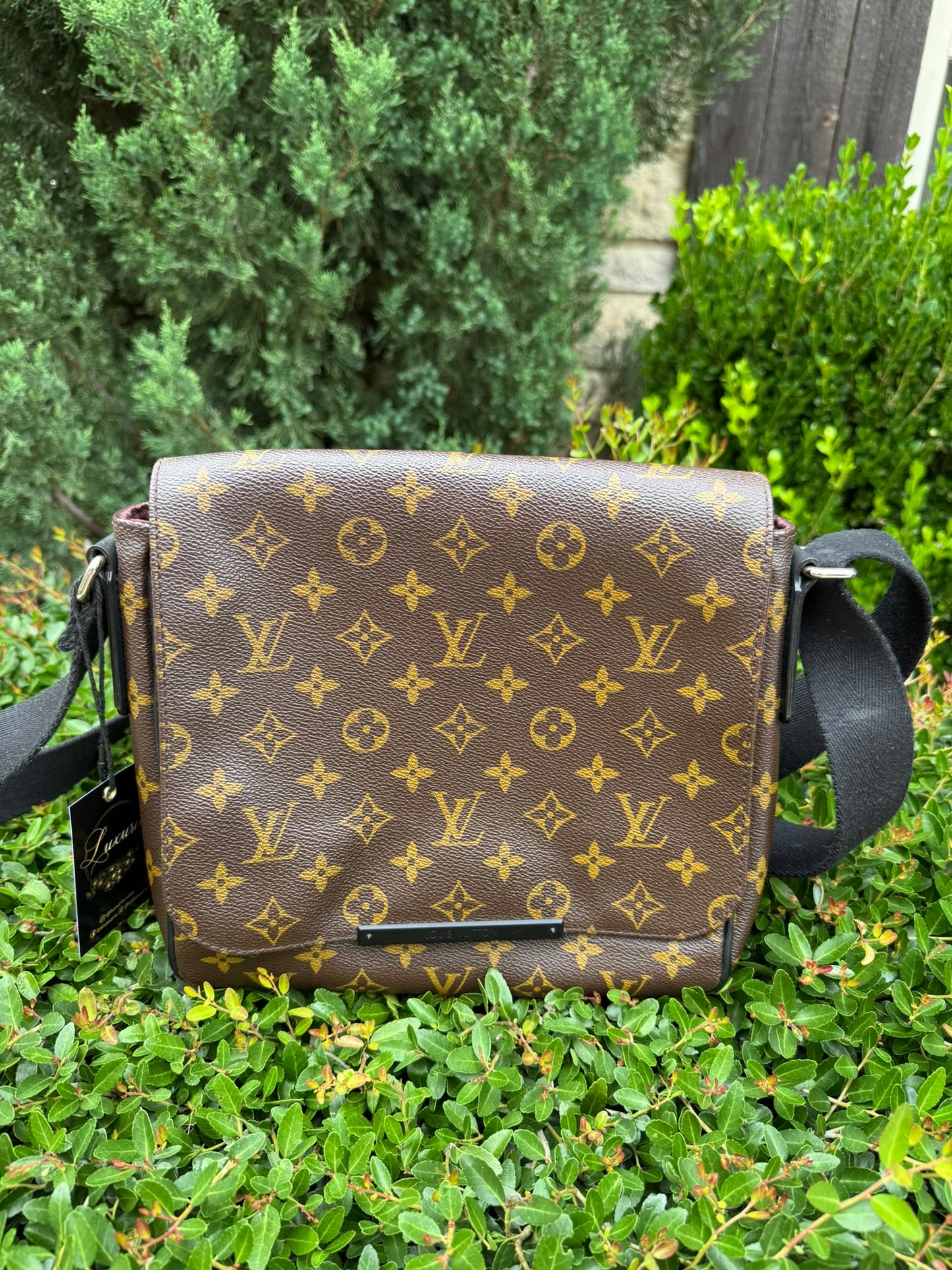 Louis Vuitton District PM in Monogram Macassar Canvas