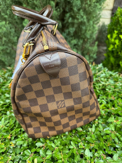 Louis Vuitton Speedy 30 in Damier Ebene Canvas