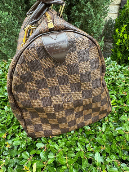 Louis Vuitton Speedy 30 in Damier Ebene Canvas