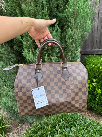 Louis Vuitton Speedy 30 in Damier Ebene Canvas