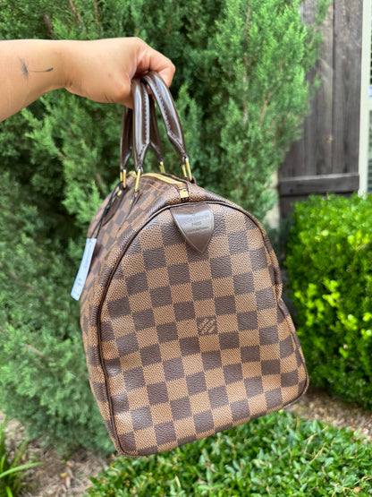 Louis Vuitton Speedy 30 in Damier Ebene Canvas