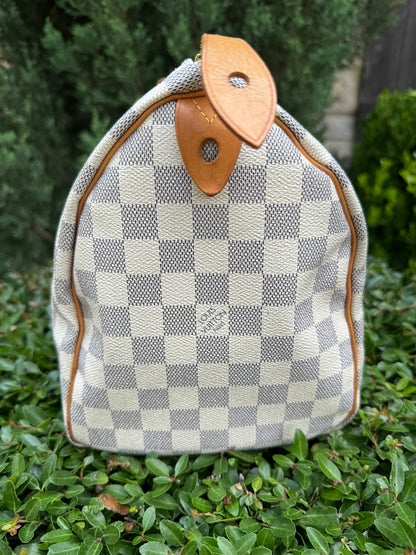 Louis Vuitton Speedy 30 in Damier Azur