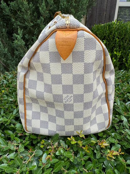 Louis Vuitton Speedy 30 in Damier Azur