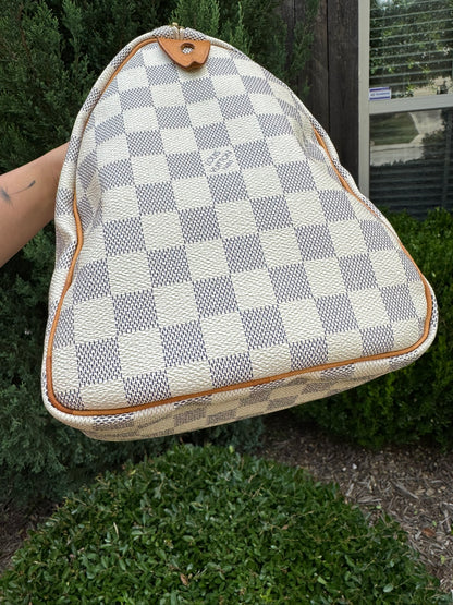 Louis Vuitton Speedy 30 in Damier Azur