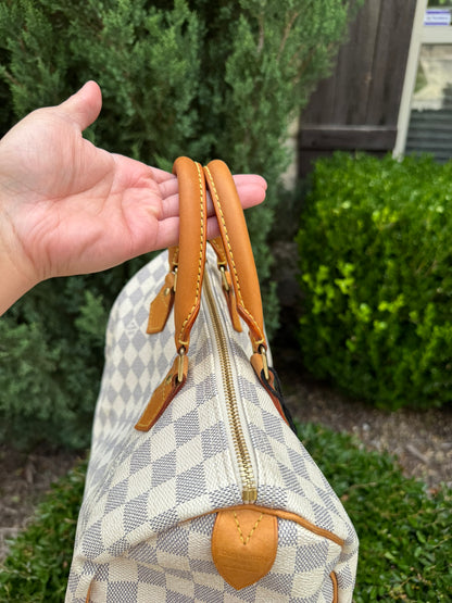Louis Vuitton Speedy 30 in Damier Azur