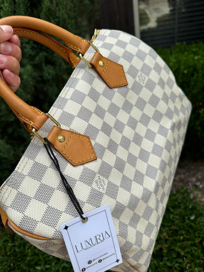 Louis Vuitton Speedy 30 in Damier Azur