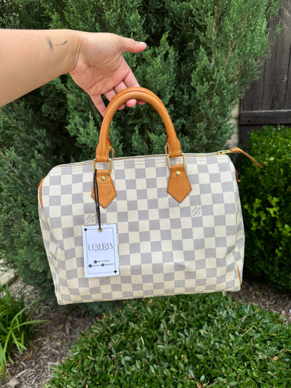 Louis Vuitton Speedy 30 in Damier Azur