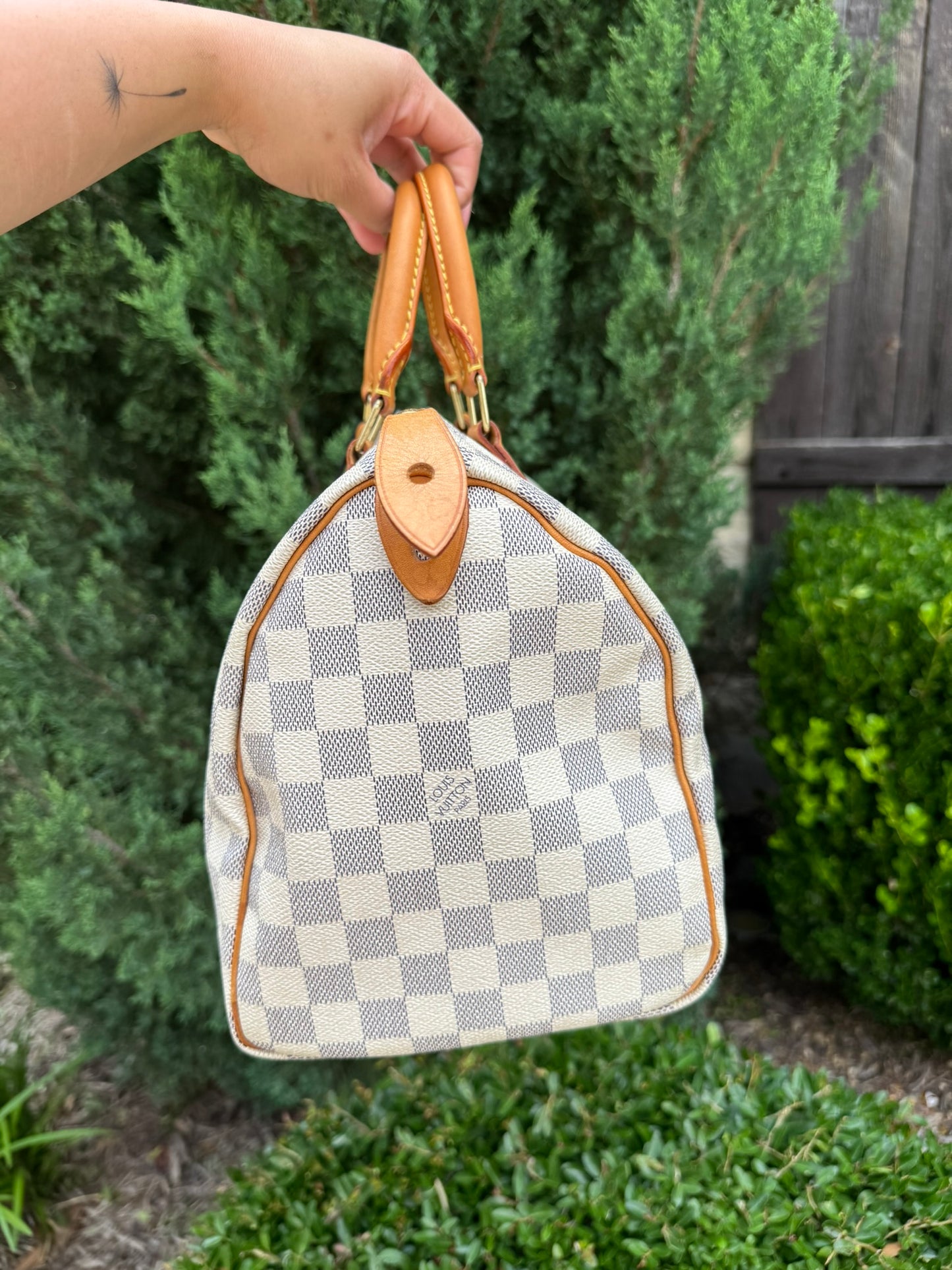 Louis Vuitton Speedy 30 in Damier Azur