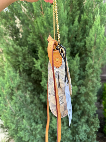 Louis Vuitton Favorite MM in Damier Azur Canvas