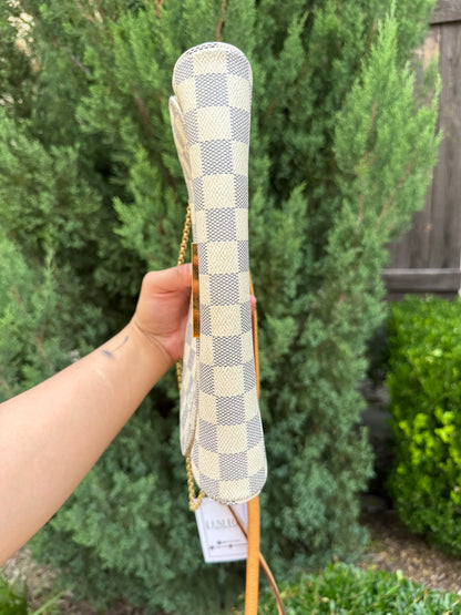 Louis Vuitton Favorite MM in Damier Azur Canvas