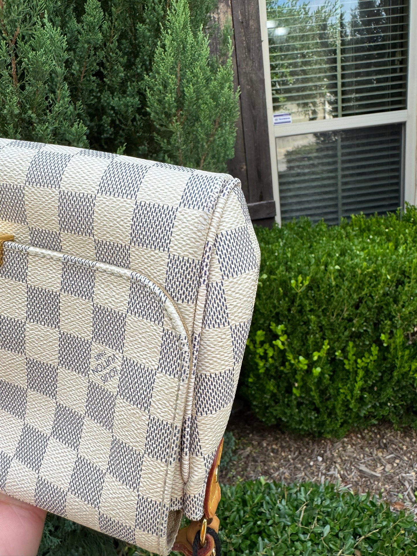 Louis Vuitton Favorite MM in Damier Azur Canvas