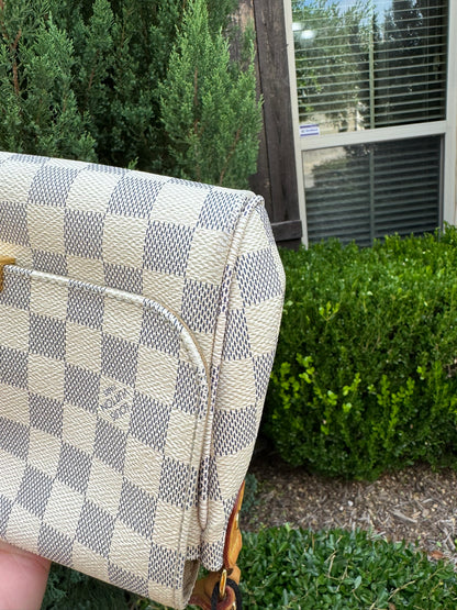 Louis Vuitton Favorite MM in Damier Azur Canvas