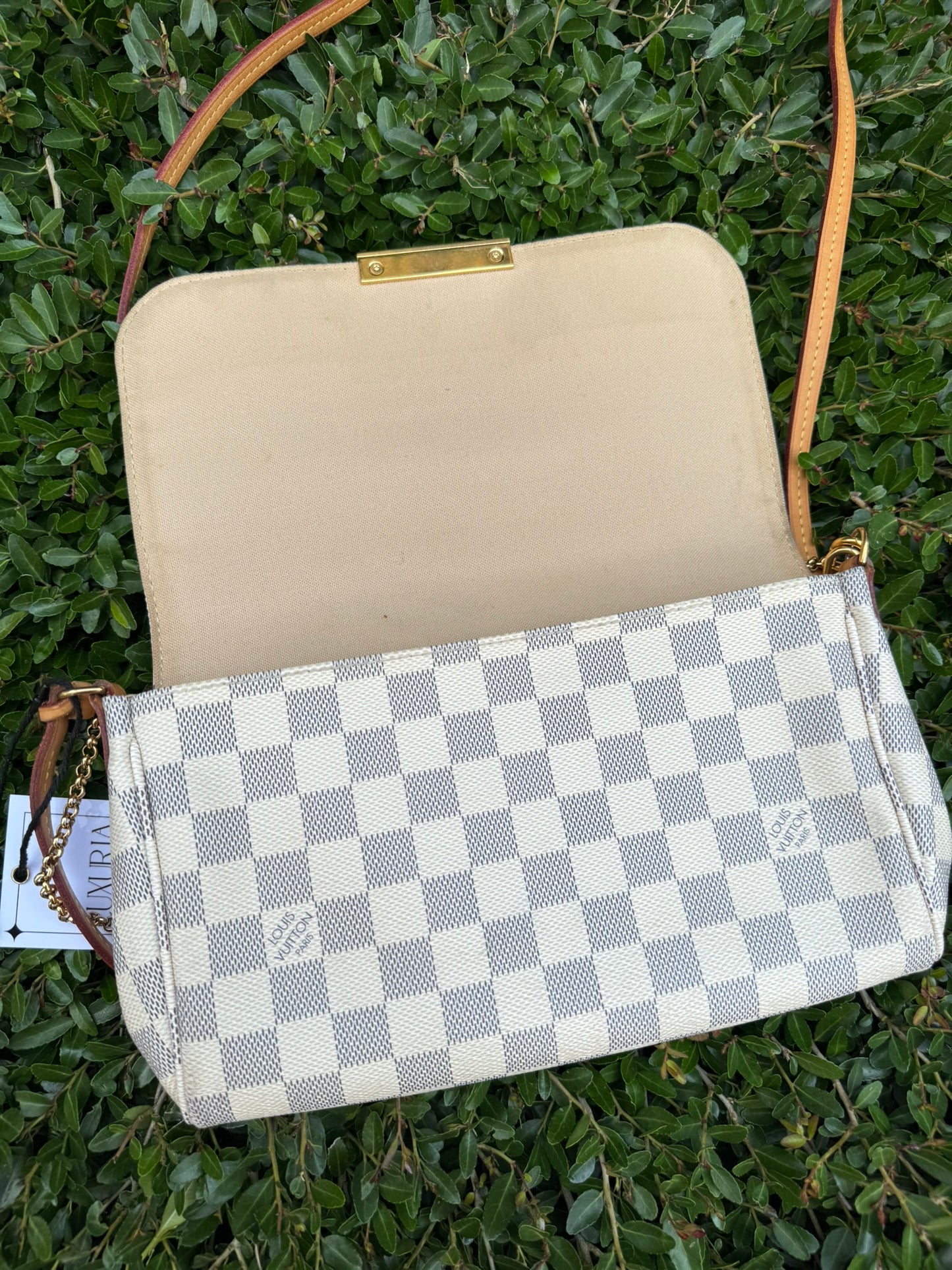 Louis Vuitton Favorite MM in Damier Azur Canvas