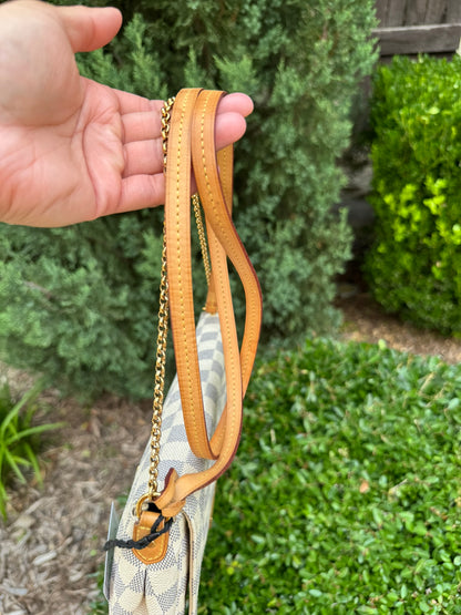 Louis Vuitton Favorite MM in Damier Azur Canvas