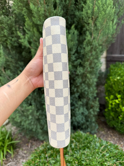 Louis Vuitton Eva Clutch in Damier Azur Canvas
