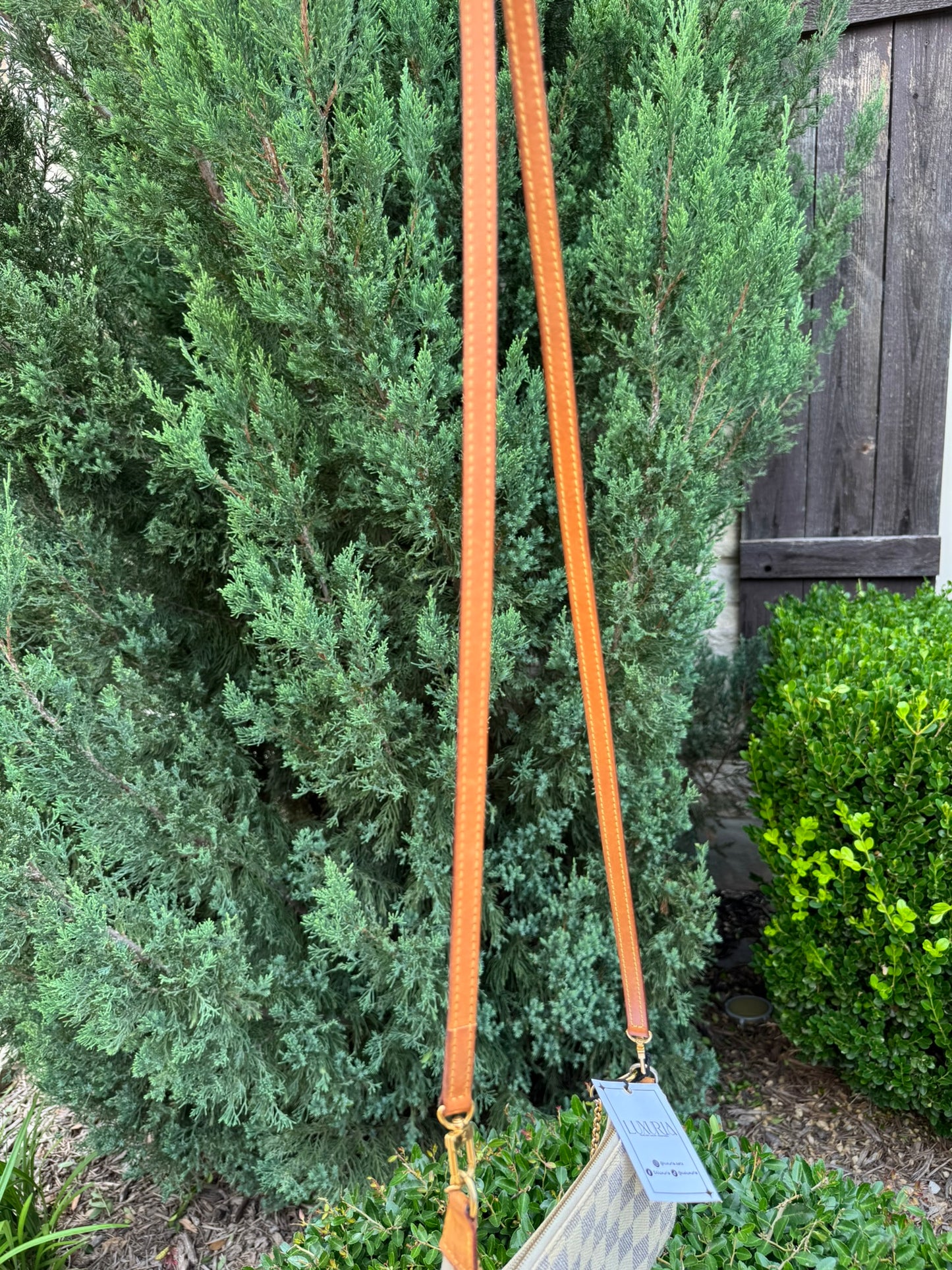 Louis Vuitton Eva Clutch in Damier Azur Canvas