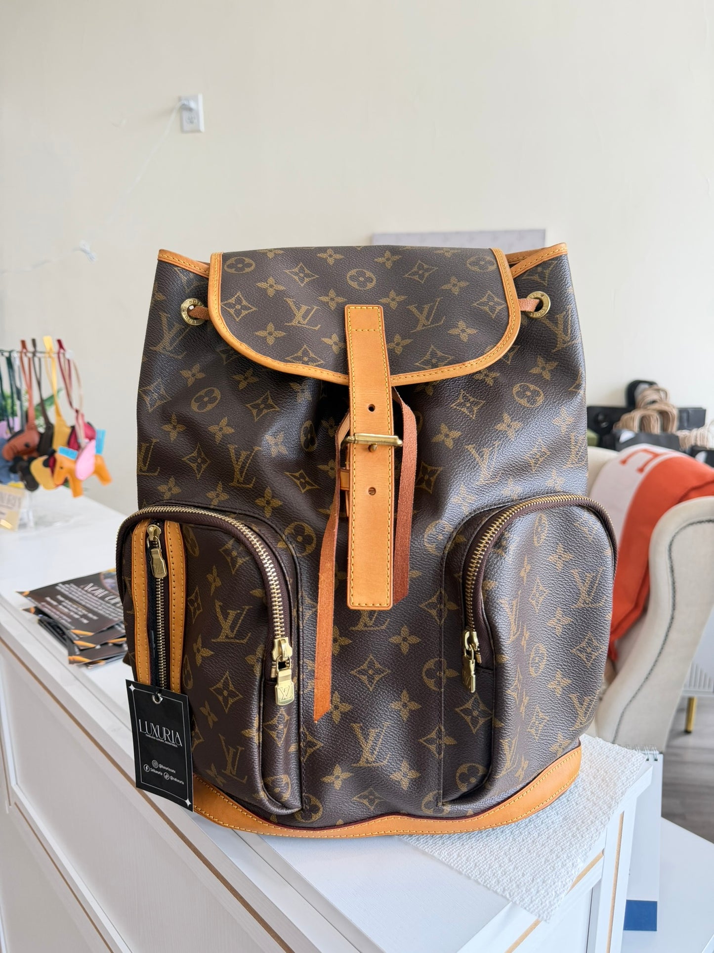 Louis Vuitton Bosphore Backpack in Monogram Canvas