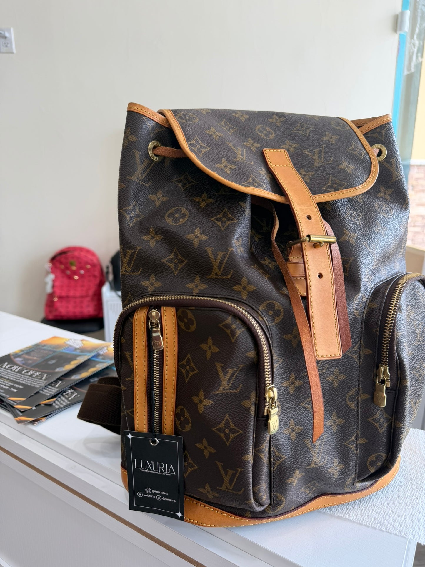 Louis Vuitton Bosphore Backpack in Monogram Canvas