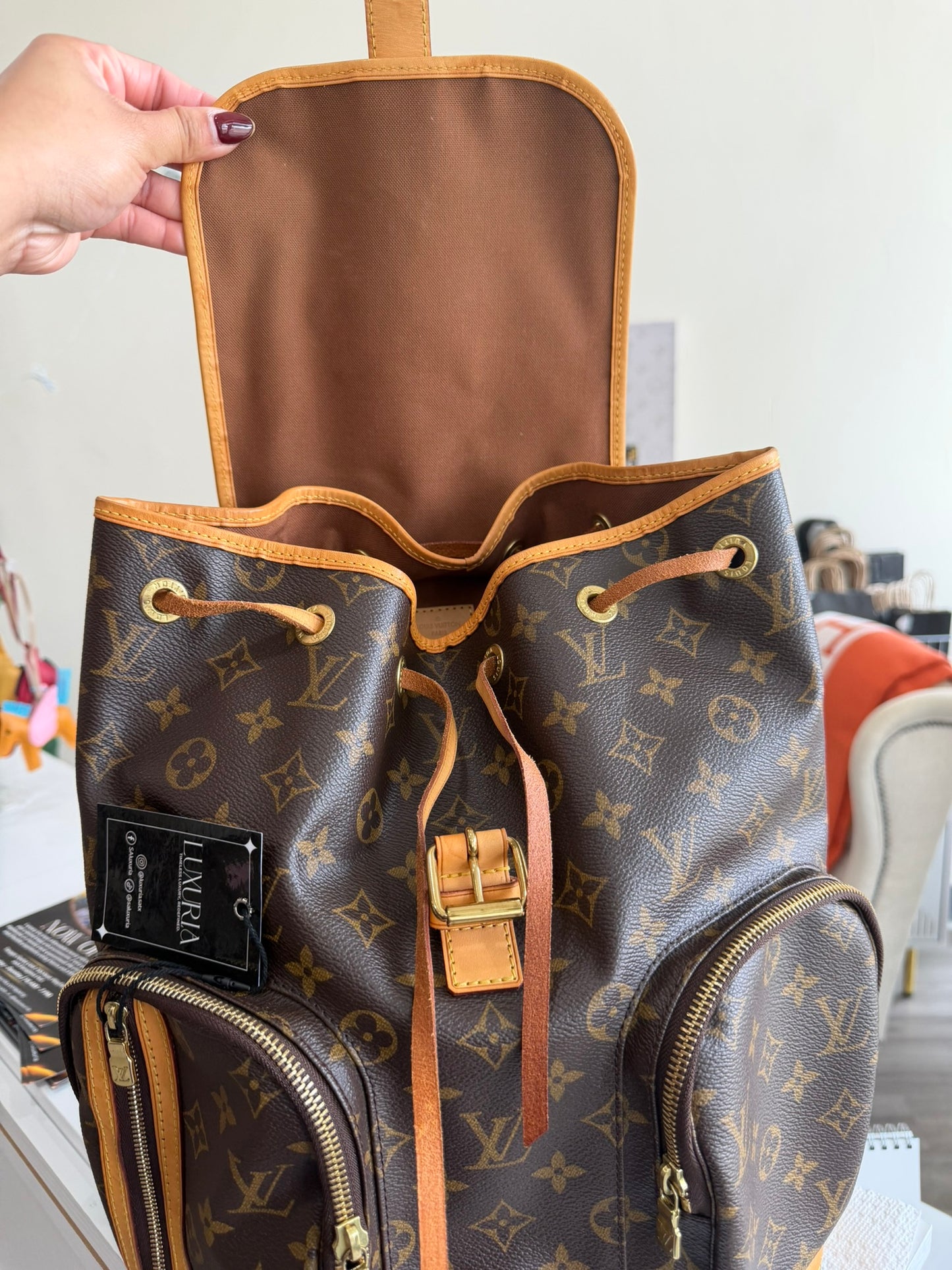 Louis Vuitton Bosphore Backpack in Monogram Canvas