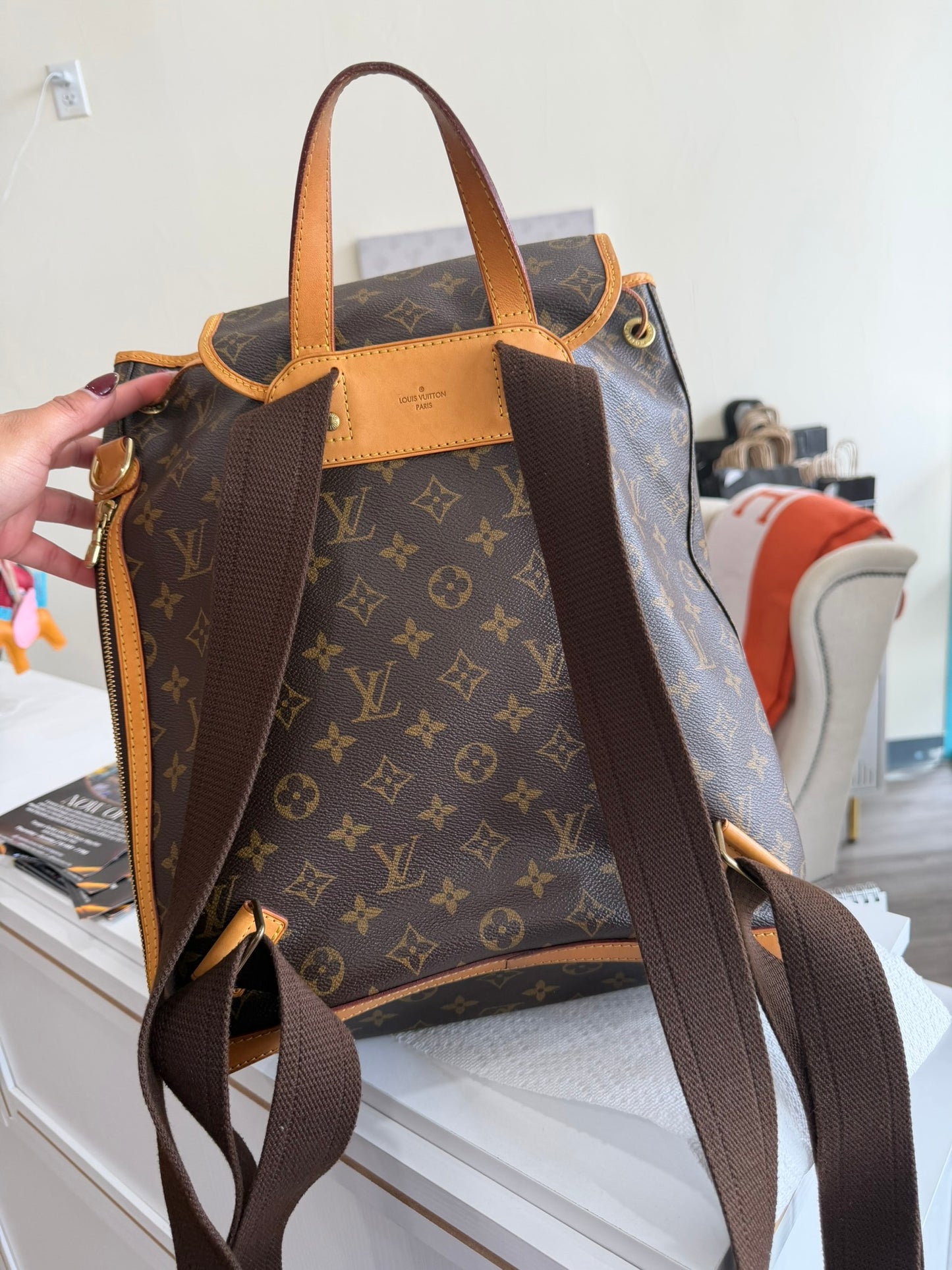 Louis Vuitton Bosphore Backpack in Monogram Canvas