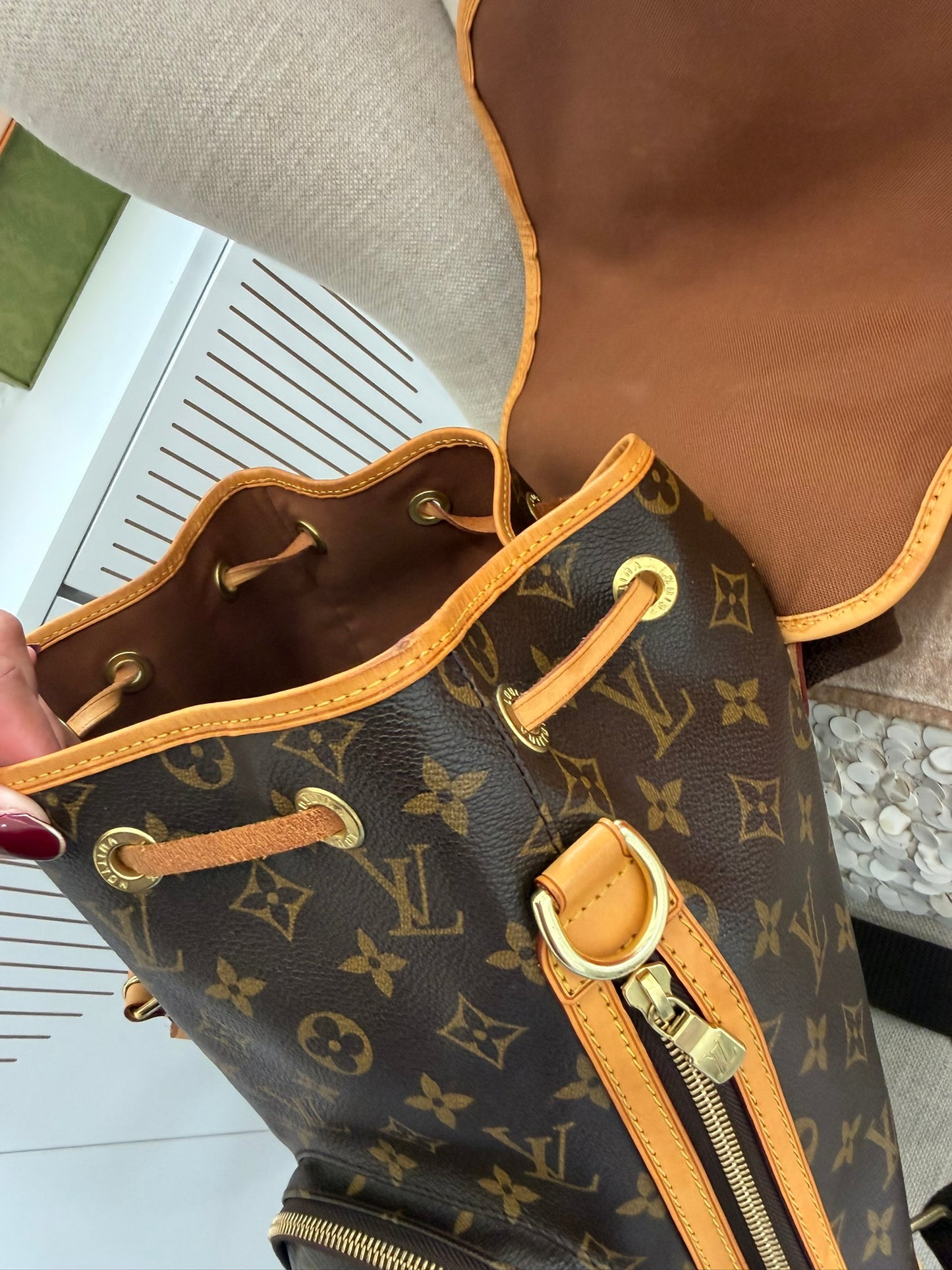 Louis Vuitton Bosphore Backpack in Monogram Canvas