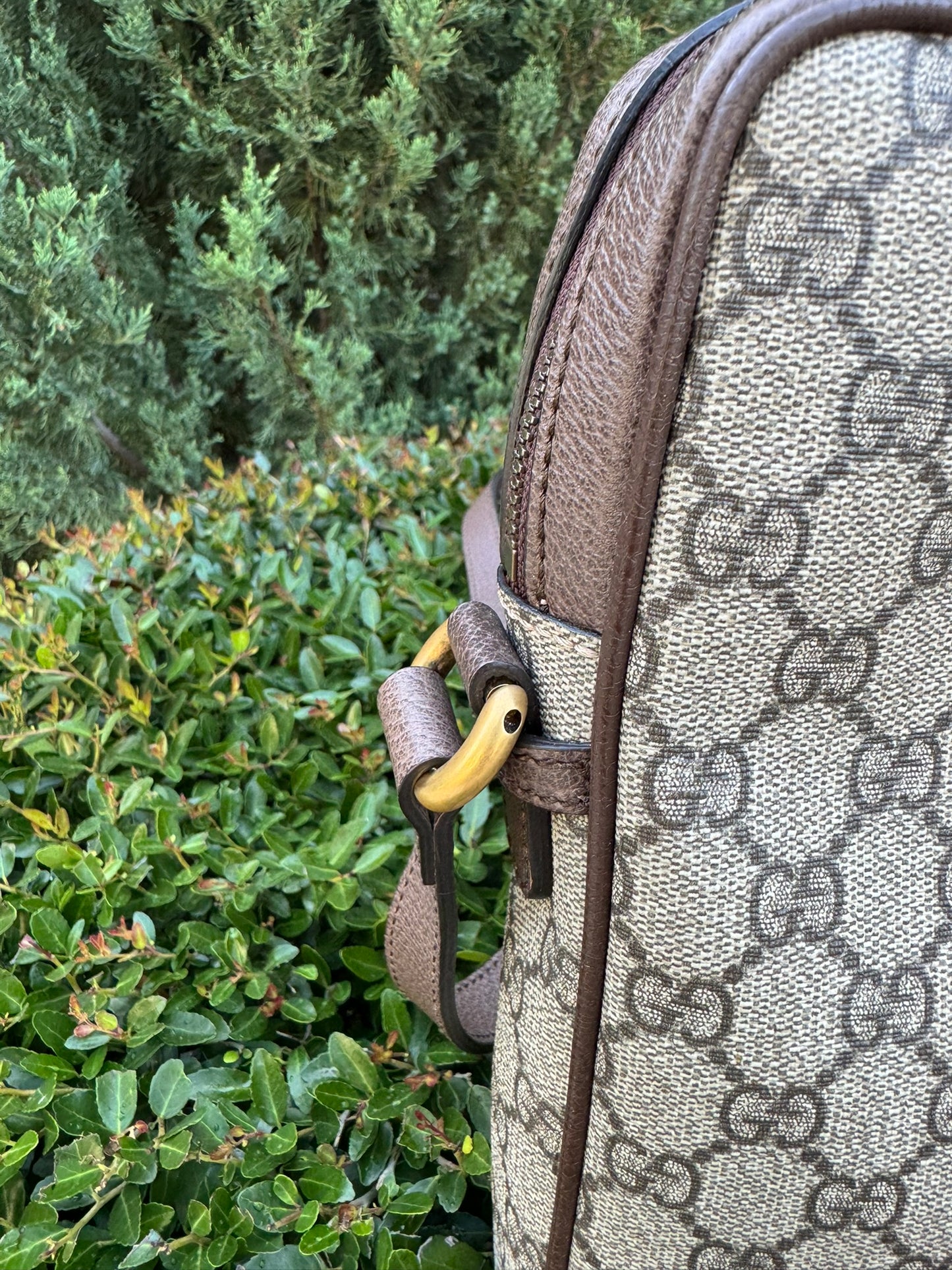 Gucci Ophidia Small Messenger Bag in GG Supreme Canvas